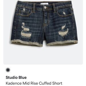 Studio Blue Women's Distressed Jean Shorts